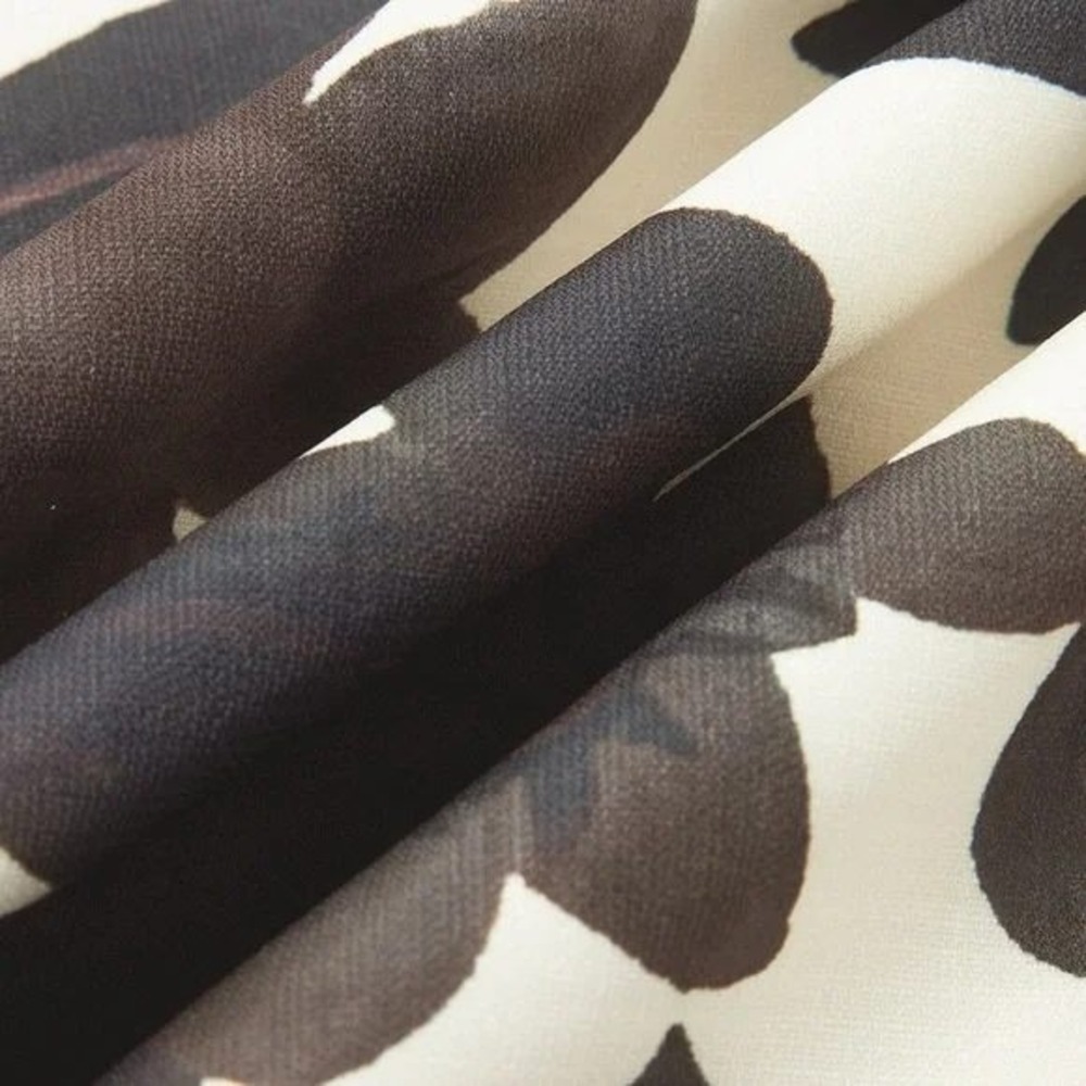 Commense Cream Maxi Dress with Brown & Black Floral Print - Picture 6 of 6